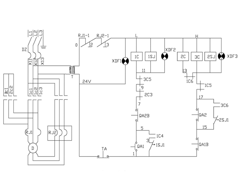 Electric Schematic Diagram of Cattle Sheep Tripe Washer